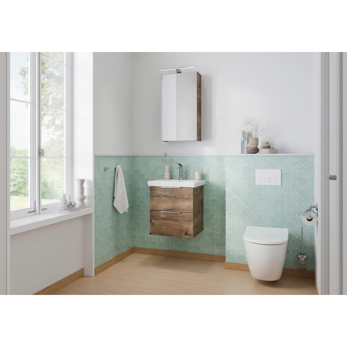 Steinkamp Living 2.0 Waschtischunterschrank 51 cm für Villeroy & Boch Subway 3.0 Waschtisch 55 cm