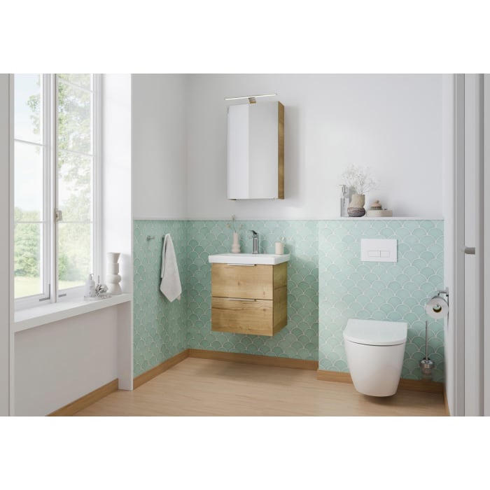 Steinkamp Living 2.0 Waschtischunterschrank 51 cm für Villeroy & Boch Subway 3.0 Waschtisch 55 cm