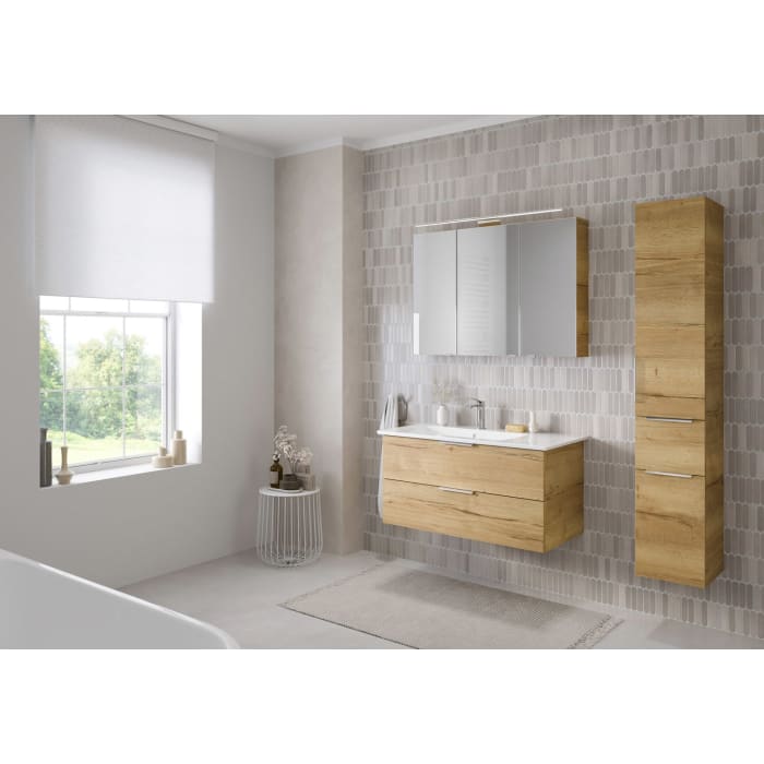 Steinkamp Living 2.0 Waschtischunterschrank 95 cm für Villeroy & Boch Venticello Waschtisch 100 cm, Becken links