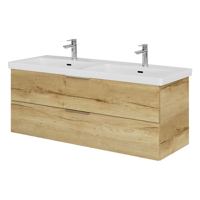 Steinkamp Living 2.0 Waschtischunterschrank für Villeroy & Boch Subway 3.0 Doppelwaschtisch 130 cm