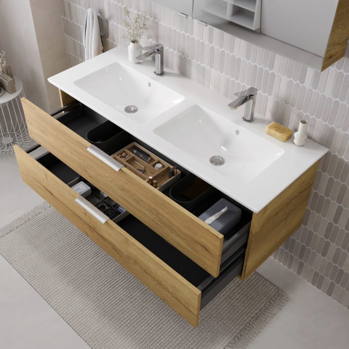 Steinkamp Living 2.0 Waschtischunterschrank für Villeroy & Boch Venticello Doppelwaschtisch 130 cm