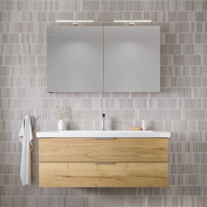 Steinkamp Living 2.0 Waschtischunterschrank für Villeroy & Boch Subway 3.0 Waschtisch 130 cm