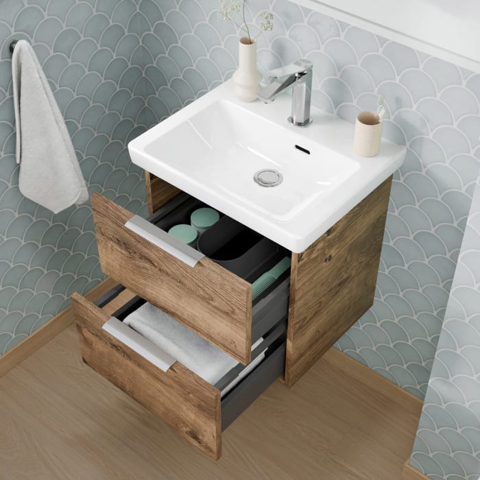 Steinkamp Living 2.0 Waschtischunterschrank für Villeroy & Boch Subway 3.0 Waschtisch 50 cm