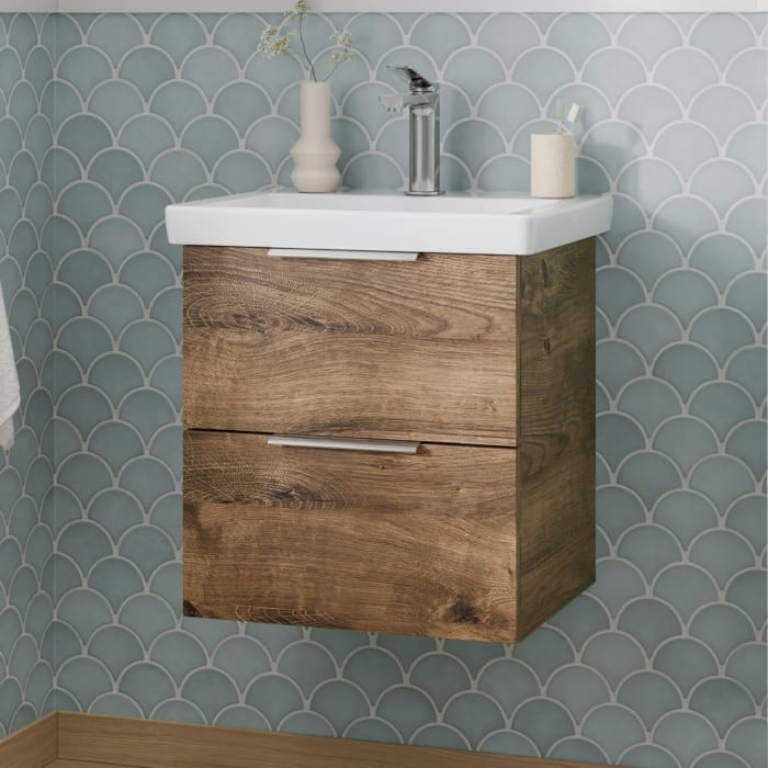 Steinkamp Living 2.0 Waschtischunterschrank für Villeroy & Boch Subway 3.0 Waschtisch 55 cm