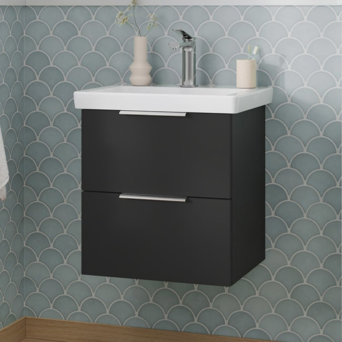 Steinkamp Living 2.0 Waschtischunterschrank für Villeroy & Boch Subway 3.0 Waschtisch 55 cm