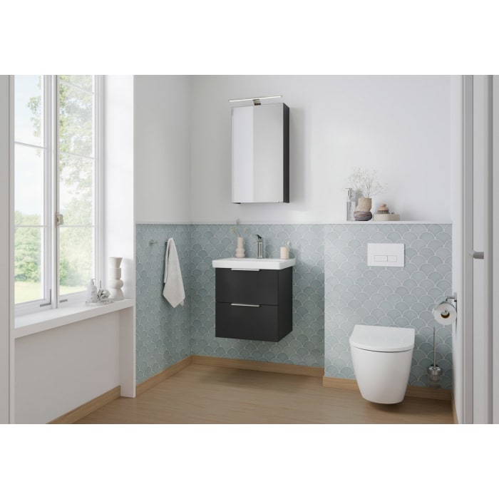 Steinkamp Living 2.0 Waschtischunterschrank für Villeroy & Boch Subway 3.0 Waschtisch 55 cm