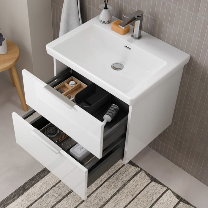 Steinkamp Living 2.0 Waschtischunterschrank für Villeroy & Boch Subway 3.0 Waschtisch 65 cm