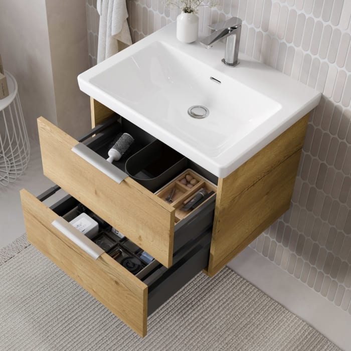 Steinkamp Living 2.0 Waschtischunterschrank für Villeroy & Boch Subway 3.0 Waschtisch 65 cm