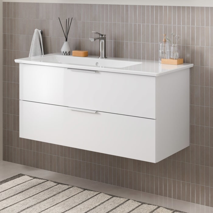 Steinkamp Living 2.0 Waschtischunterschrank für Villeroy & Boch Venticello Waschtisch 100 cm, Becken links