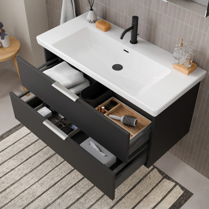 Steinkamp Living 2.0 Waschtischunterschrank für Villeroy & Boch Subway 3.0 Waschtisch 100 cm