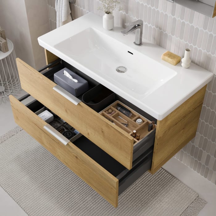 Steinkamp Living 2.0 Waschtischunterschrank für Villeroy & Boch Subway 3.0 Waschtisch 100 cm