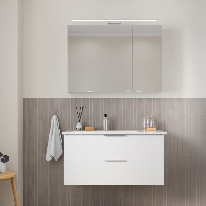 Steinkamp Living 2.0 Waschtischunterschrank für Villeroy & Boch Venticello Waschtisch 100 cm, Becken links