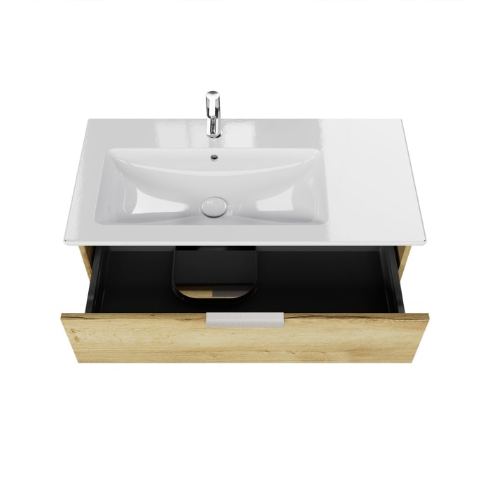 Steinkamp Living 2.0 Waschtischunterschrank für Villeroy & Boch Venticello Waschtisch 100 cm, Becken links