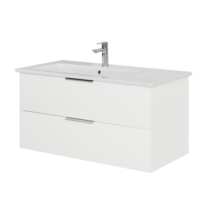 Steinkamp Living 2.0 Waschtischunterschrank für Villeroy & Boch Venticello Waschtisch 100 cm, Becken links