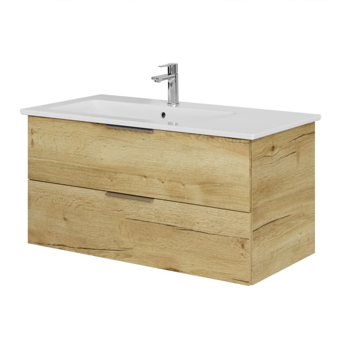 Steinkamp Living 2.0 Waschtischunterschrank für Villeroy & Boch Venticello Waschtisch 100 cm, Becken links