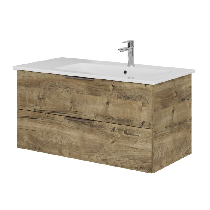 Steinkamp Living 2.0 Waschtischunterschrank für Villeroy & Boch Venticello Waschtisch 100 cm, Becken rechts