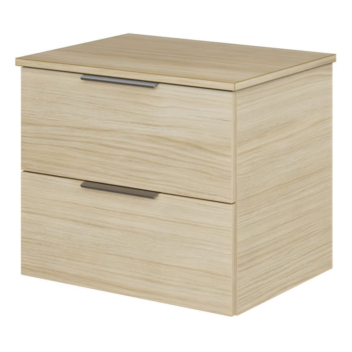 Steinkamp Living 2.0 Waschtischunterschrank mit Platte 59 cm für Aufsatzwaschtisch