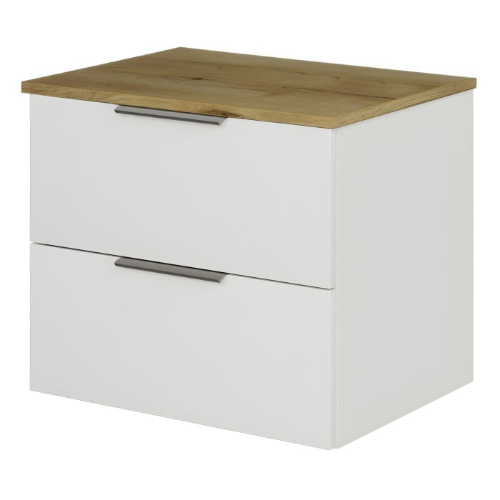 Steinkamp Living 2.0 Waschtischunterschrank mit Platte 59 cm für Aufsatzwaschtisch