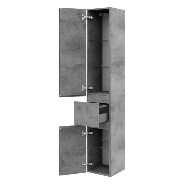 Steinkamp Value Hochschrank 174 cm mit 2 Türen und 1 Auszug, Anschlag links