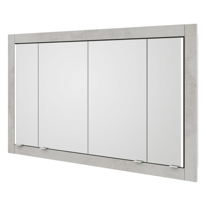 Steinkamp Value Einbauspiegelschrank 136,5 cm mit 4 Türen und LED-Beleuchtung