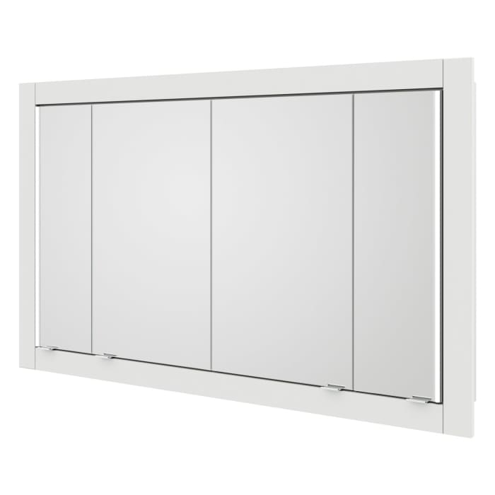 Steinkamp Value Einbauspiegelschrank 136,5 cm mit 4 Türen und LED-Beleuchtung