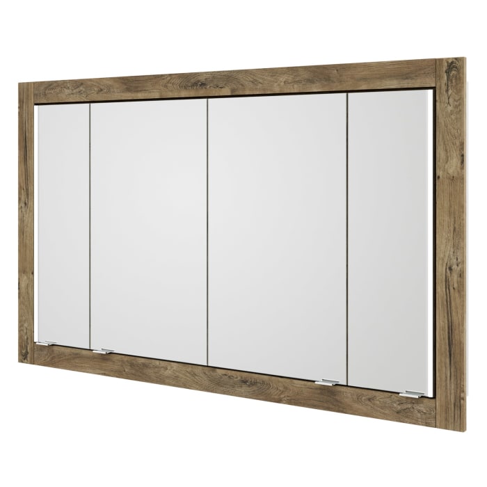 Steinkamp Value Einbauspiegelschrank 136,5 cm mit 4 Türen und LED-Beleuchtung