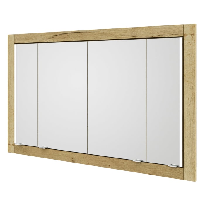 Steinkamp Value Einbauspiegelschrank 136,5 cm mit 4 Türen und LED-Beleuchtung