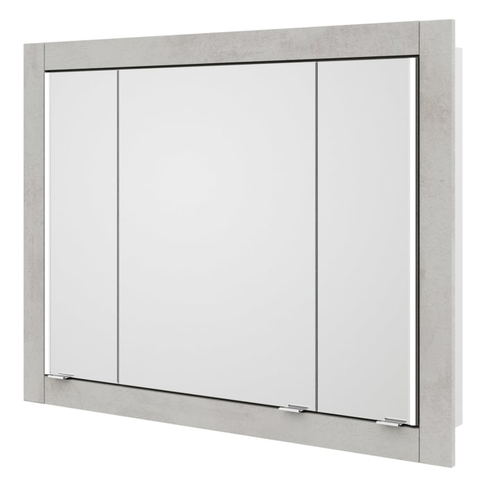 Steinkamp Value Einbauspiegelschrank 106,5 cm mit 3 Türen und LED-Beleuchtung