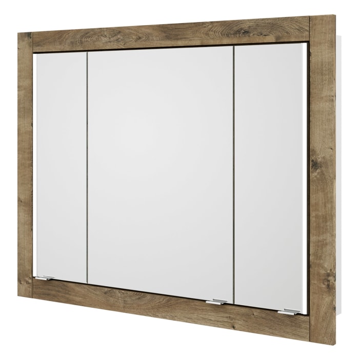 Steinkamp Value Einbauspiegelschrank 106,5 cm mit 3 Türen und LED-Beleuchtung