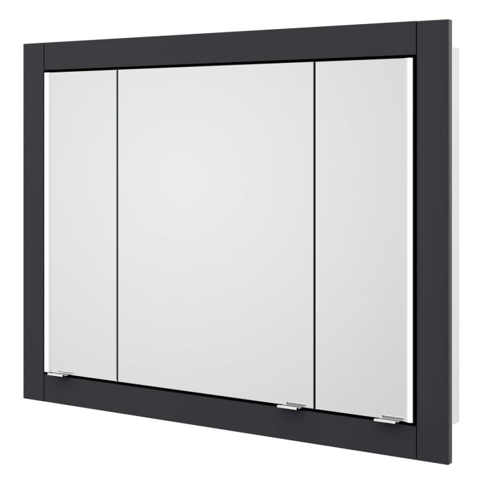 Steinkamp Value Einbauspiegelschrank 106,5 cm mit 3 Türen und LED-Beleuchtung