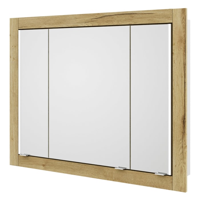 Steinkamp Value Einbauspiegelschrank 106,5 cm mit 3 Türen und LED-Beleuchtung