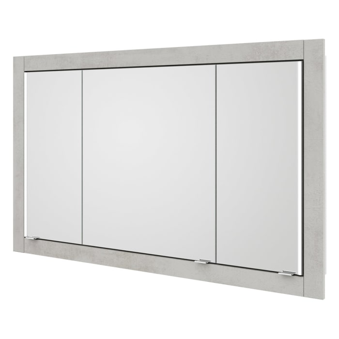 Steinkamp Value Einbauspiegelschrank 136,5 cm mit 3 Türen und LED-Beleuchtung