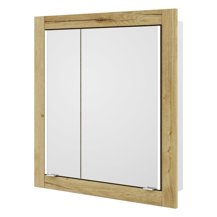 Steinkamp Value Einbauspiegelschrank 76,5 cm mit 2 Türen und LED-Beleuchtung