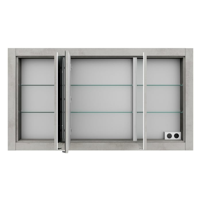 Steinkamp Value Einbauspiegelschrank 151,5 cm mit 3 Türen und LED-Beleuchtung
