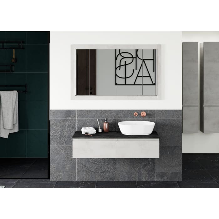 Steinkamp Value Einbauspiegelschrank 136,5 cm mit 4 Türen und LED-Beleuchtung