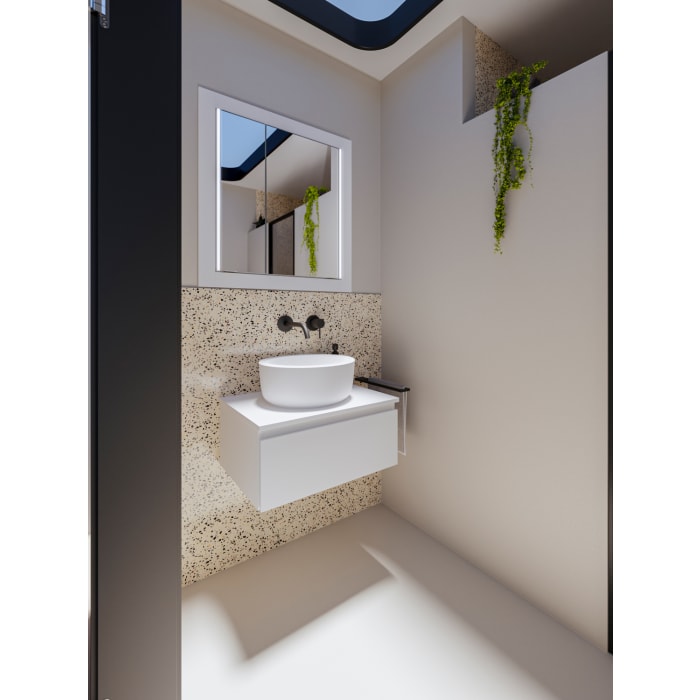 Steinkamp Value Einbauspiegelschrank 76,5 cm mit 2 Türen und LED-Beleuchtung