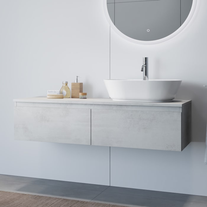 Steinkamp Value Waschtischkonsole 121 cm mit 2 Auszügen