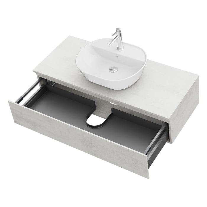 Steinkamp Value Waschtischkonsole 121 cm mit 1 Auszug