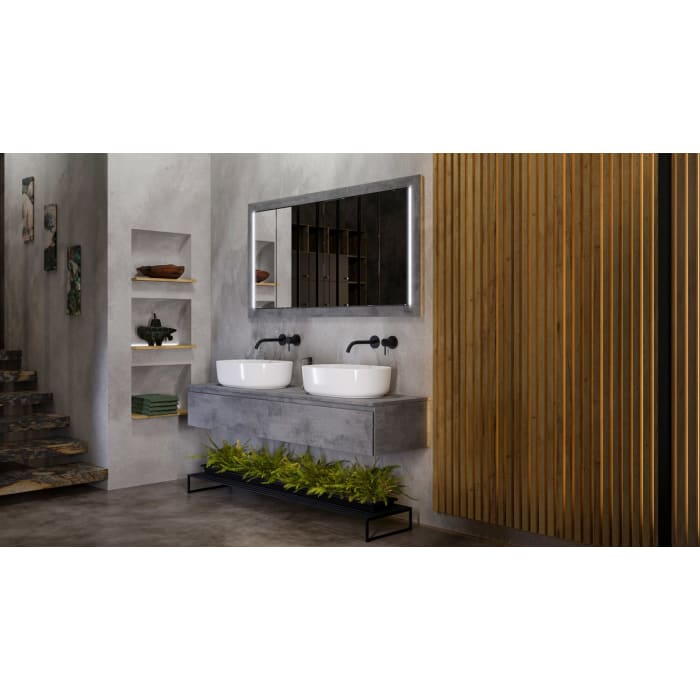 Steinkamp Value Waschtischkonsole 181 cm für 2 Waschtische, mit 2 Auszügen