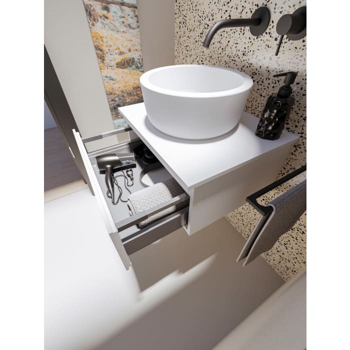 Steinkamp Value Waschtischkonsole 61 cm mit 1 Auszug