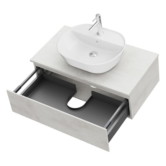 Steinkamp Value Waschtischkonsole 91 cm mit 1 Auszug