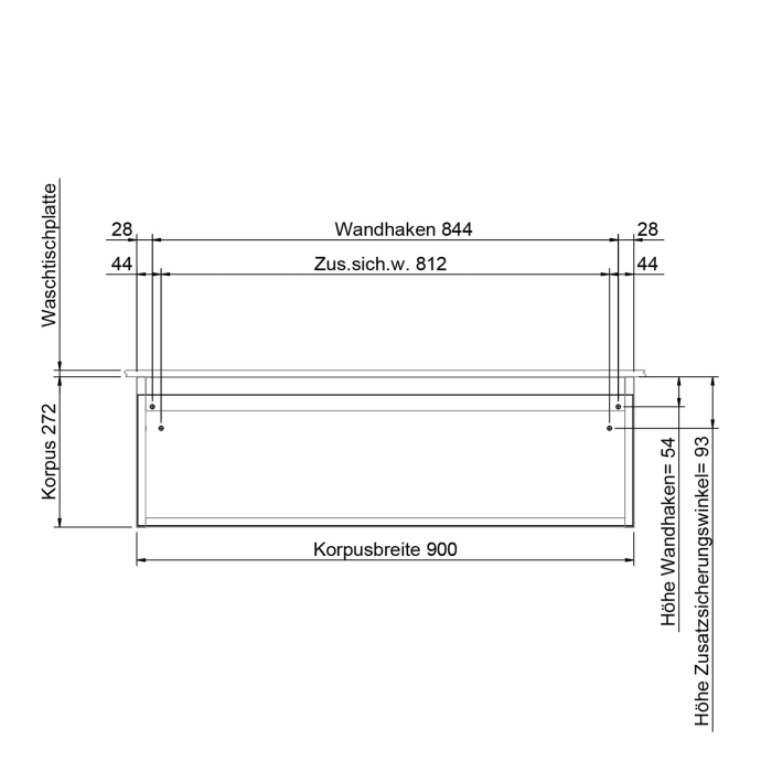 Steinkamp Value Unterschrank 90 cm