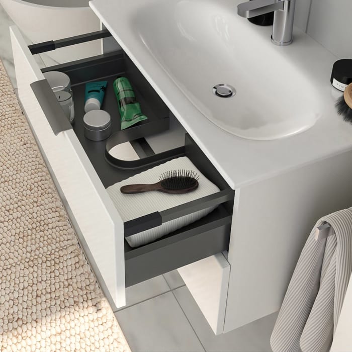 Steinkamp Living 2.0 Waschtischunterschrank 77 cm für GROHE Essence Waschtisch 80 cm