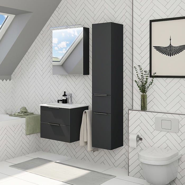 Steinkamp Living 2.0 Waschtischunterschrank 57 cm für GROHE Essence Waschtisch 60 cm