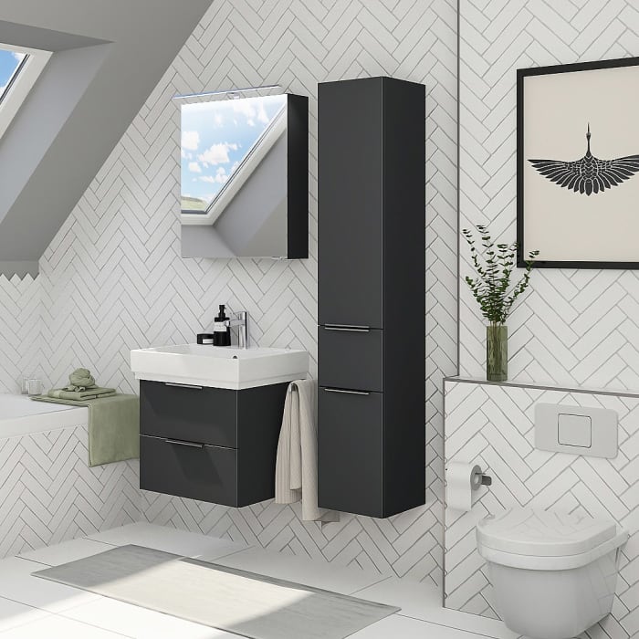 Steinkamp Living 2.0 Waschtischunterschrank für GROHE Cube Waschtisch 60 cm