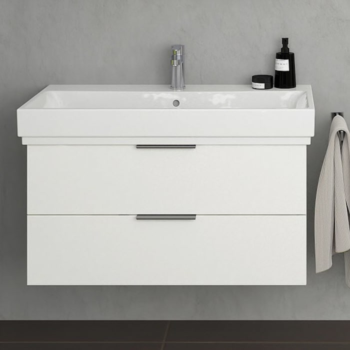 Steinkamp Living 2.0 Waschtischunterschrank für GROHE Cube Waschtisch 100 cm