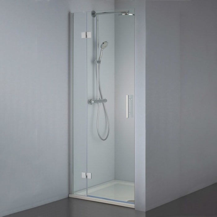 Steinkamp Lifestyle Nischentür an Nebenteil 100 x 200 cm Anschlag links inkl. easypearl, mittig mattiert