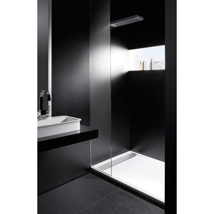 Steinkamp Living Duschwanne 110 x 80 cm mit Ablaufrinne , superflach