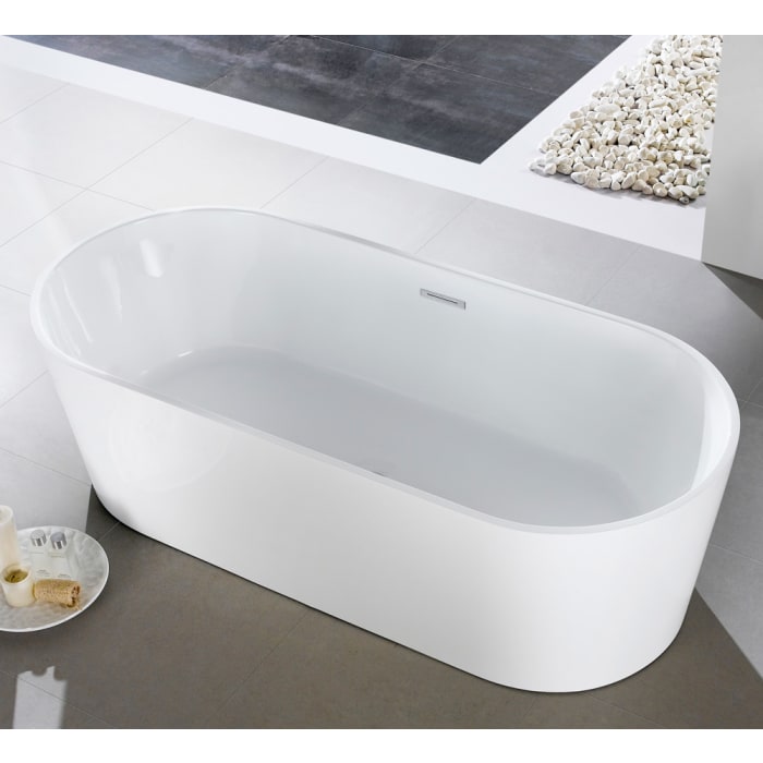 Steinkamp Loft freistehende Ovalbadewanne 168 x 80 cm