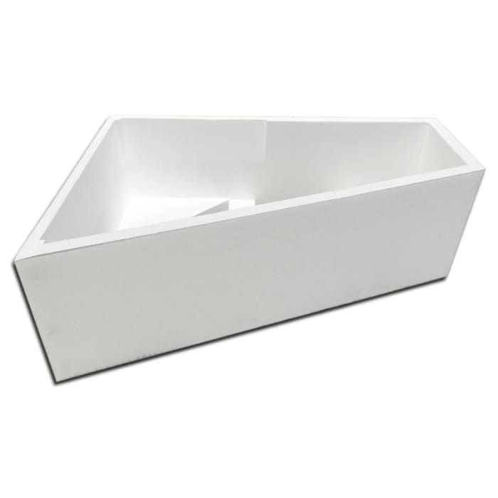 Sturotec Wannenträger für Duravit No. 1 Trapez-Badewanne 150 x 80 cm mit 1 Rückenschräge links